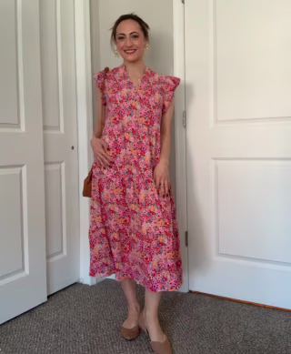 Prettygarden Floral Midi Dress