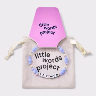 Little Words Project Boy Mom Beaded Bracelet