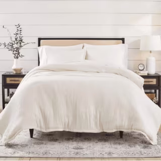 Better Homes & Gardens 3-Piece Cream Gauze Comforter Set, King