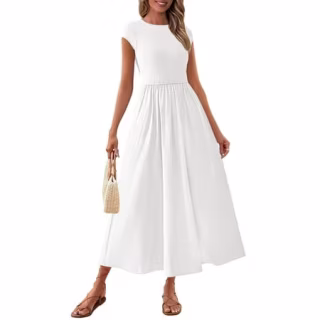 PrettyGarden Modest A-Line Maxi Dress