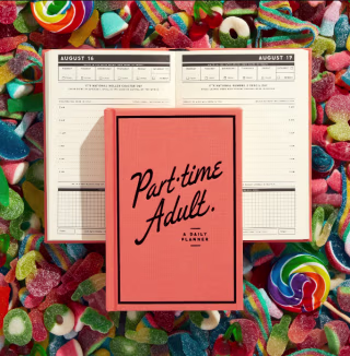 Brass Monkey Part-Time Adult Undated Daily Planner