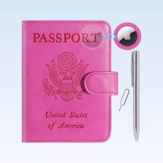 Pascacoo Passport Holder with AirTag Slot