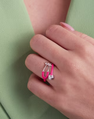 Stethoscope Enamel Ring