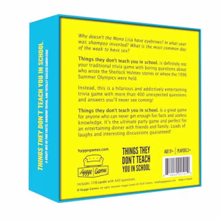 Things They Don't Teach You in School Party Trivia Game