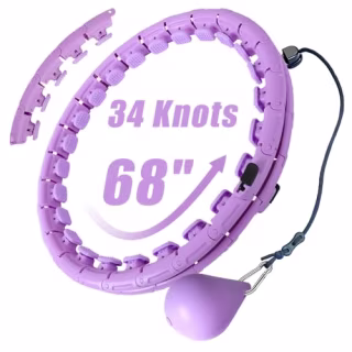 Ourstarry 34 Knots Weighted Workout Hoop