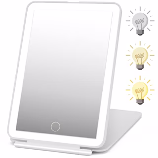 DenCert Rechargeable Travel Makeup Mirror