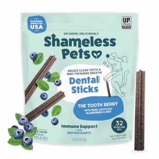 Shameless Pets Toothberry Dental Chews for Dogs