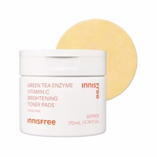 Innisfree Green Tea Enzyme Vitamin C Brightening Toner Pads
