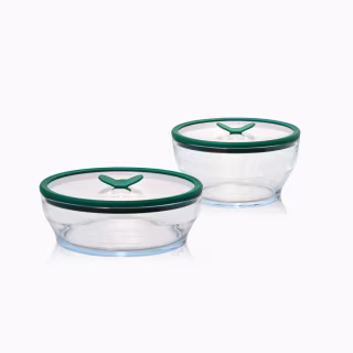 4-Piece Glass Round Dish Set