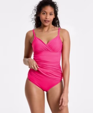 Anne Cole Surplice Underwire Tankini