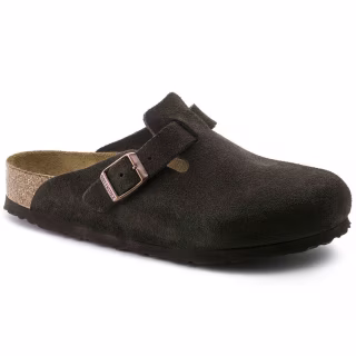 Birkenstock Boston Soft Footbed Suede Leather