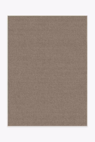 Burlap Solid Dove Grey Re-Jute Rug