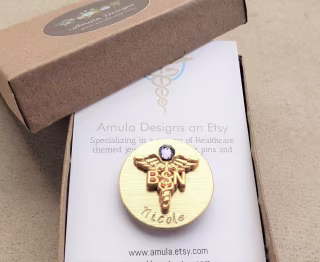 Personalized BSN Pin