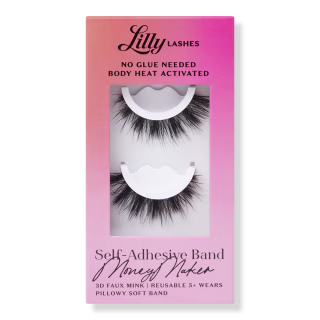 Lilly Lashes Money Maker Self-Adhesive 3D Faux Mink Lashes