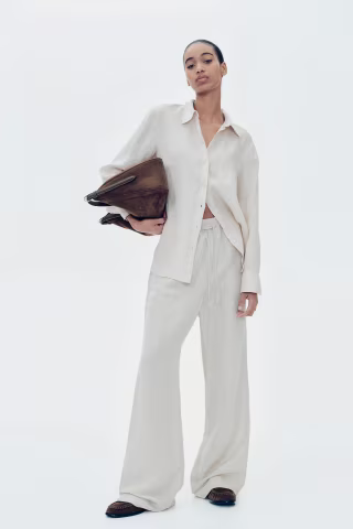 H&M Linen-Blend Pants