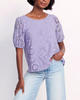 Maggie Eyelete Blouse