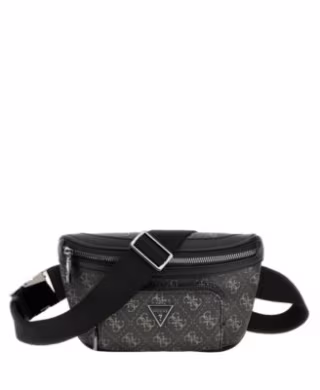 Vezzola Grainy Faux-Leather Water-Repellent Fanny Pack