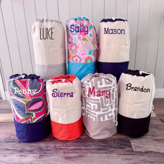 Monogrammed Laundry Bag