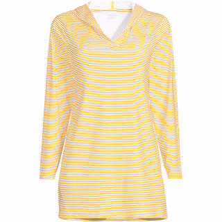 Women's Hooded Mini Swim UPF 50 Swim Cover-Up Dress