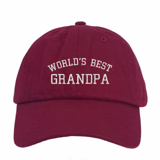 Worlds Best Grandpa Baseball Cap