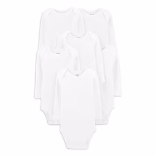 Carter's Child of Mine Baby Unisex Short Sleeve Bodysuits (Pack of 6)