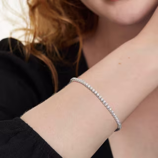 James Allen Tennis Bracelet With 1 CTW Lab-Grown Diamonds