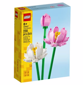 Lego Lotus Flowers Building Toy Set