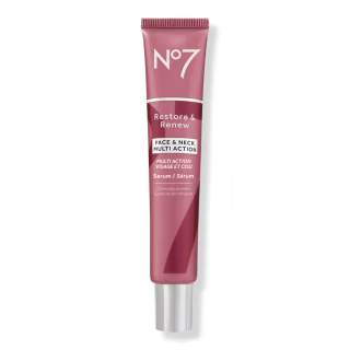 No7 Restore & Renew Face & Neck Multi Action Serum - 1.6 oz