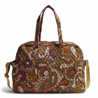 Vera Bradley Outlet Cotton Large Weekender Travel Bag
