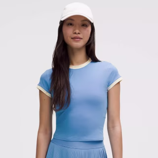 Lululemon Organic Cotton Ringer Baby Tee
