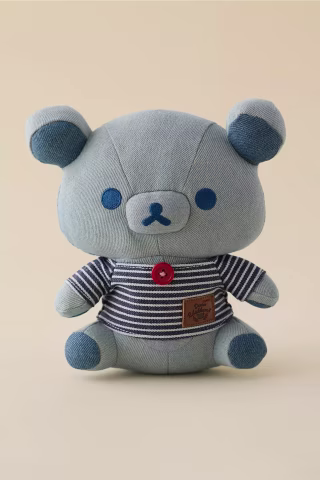 Rilakkuma San-X Original Korilakkuma In Denim Series Plushie