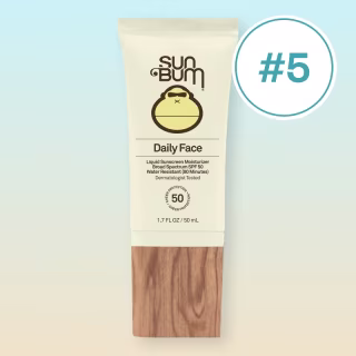 5: Sun Bum Daily Face Liquid Lotion Sunscreen