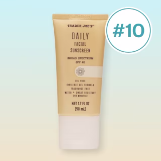 10: Trader Joe's Daily Facial Sunscreen