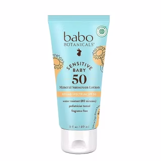 Babo Botanicals Sensitive Baby Mineral Sunscreen Lotion