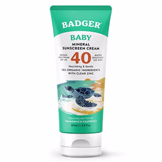 Badger Mineral Baby Sunscreen Cream SPF 40
