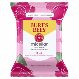 Burt's Bees Micellar Makeup Removing Towelettes with Rose Water