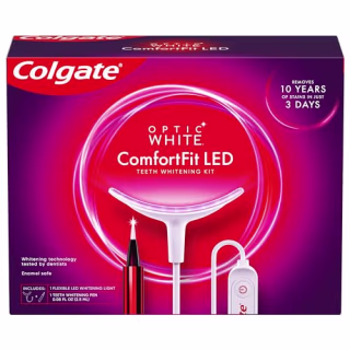Colgate Optic White ComfortFit Teeth Whitening Kit with LED Light