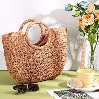 Frienda Straw Tote Bag