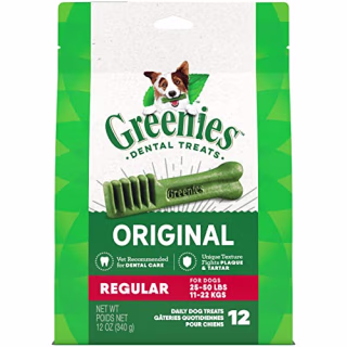 Greenies Original Regular Dental Dog Treats