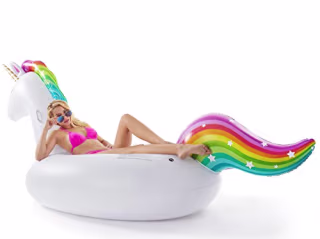 Jasonwell Giant Inflatable Unicorn Pool Float