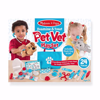 Melissa & Doug Examine and Treat Pet Vet Play Set