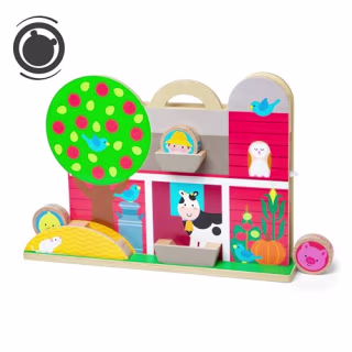 Melissa & Doug Go Tots Wooden Barnyard Tumble 
