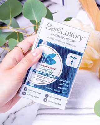 Morgan Taylor BareLuxury 4-Step Complete Pedicure & Manicure Packs