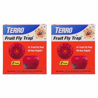Terro Fruit Fly Traps for Indoors (4 Pack)