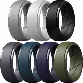 ThunderFit Men's Silicone Rings