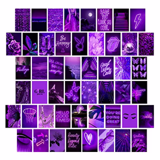 Purple Photo Wall Collage Kit