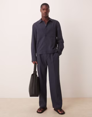 Asos Design Dressy Harrington Jacket