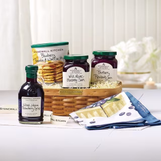 Stonewall Kitchen Blueberry Breakfast Gift Basket