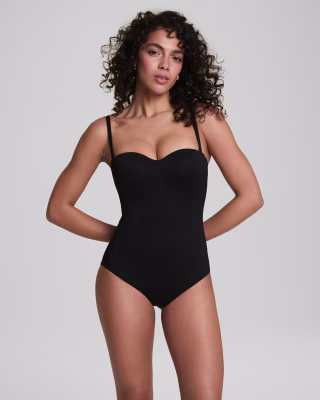 SPANXshape™ Swim Convertible Pique Bandeau One-Piece