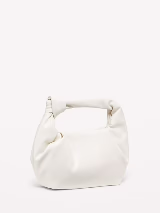 Old Navy Faux-Leather Croissant Bag